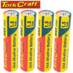 LR03 4S AAA 1.5V BATTERY X4 PACK SHRINK WRAP (MOQ 30)