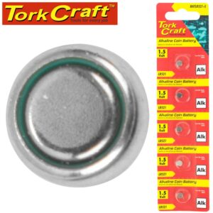 LR521 ALKALINE COIN BATTERY X5 PACK (MOQ 20)