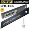 OLFA SPEED BLADE 18MM IN PLASTIC CASE