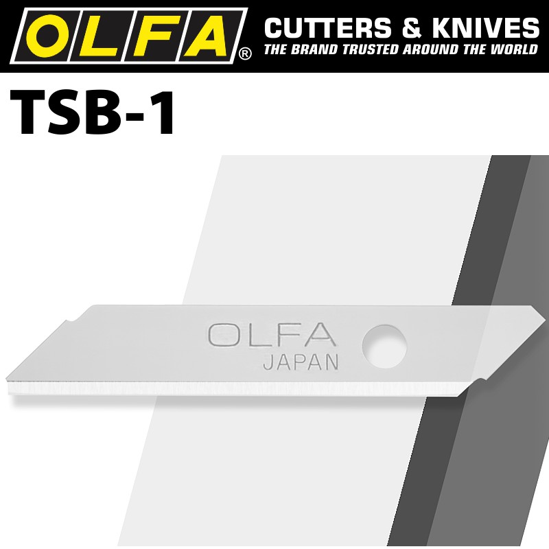 OLFA SPARE BLADES FOR TS1 6MM (5PK) OLFA SPARE BLADES FOR TS1 6MM (5PK)