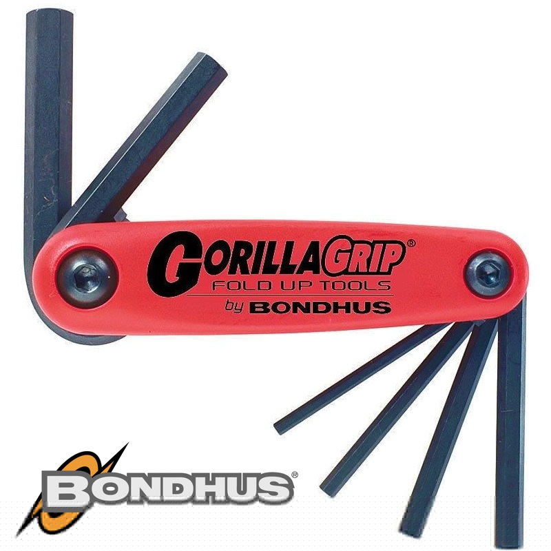 HEX END FOLD UP WRENCH 6PC 3-10MM GORILLAGRIP HEX END FOLD UP WRENCH 6PC 3-10MM GORILLAGRIP
