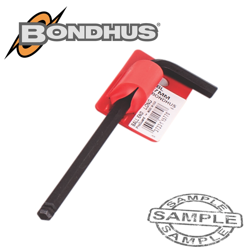 HEX BALL END L-WRENCH 7.0MM PROGUARD SINGLE BONDHUS HEX BALL END L-WRENCH 7.0MM PROGUARD SINGLE BONDHUS