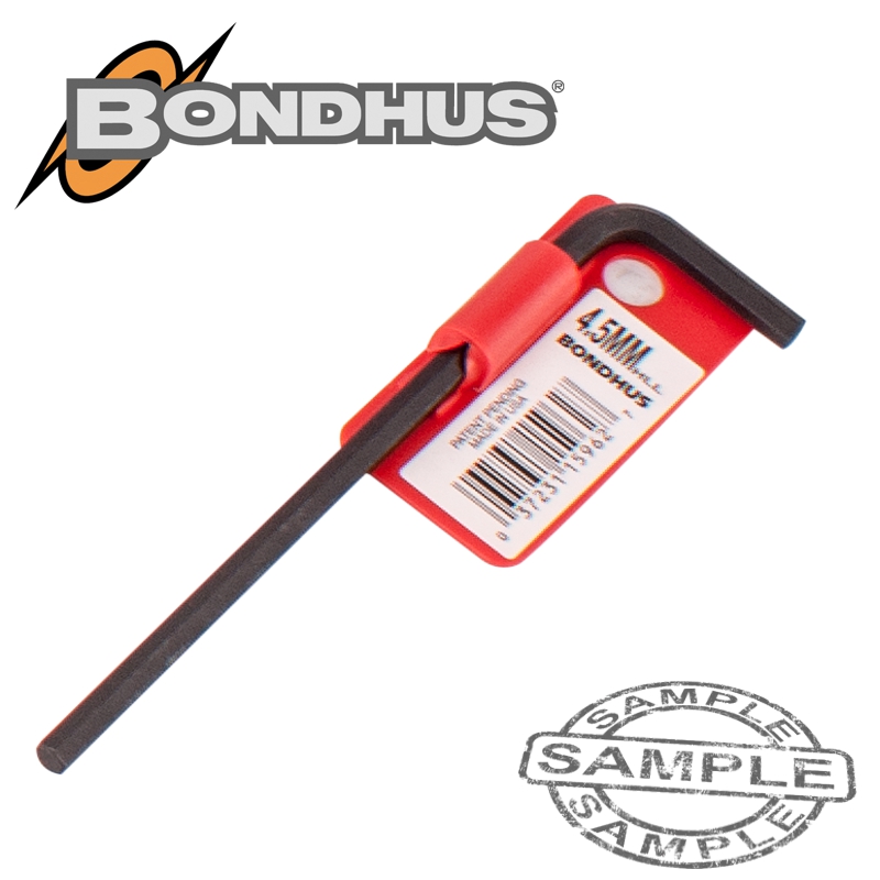 HEX END L-WRENCH 4.5MM PROGUARD SINGLE BONDHUS HEX END L-WRENCH 4.5MM PROGUARD SINGLE BONDHUS