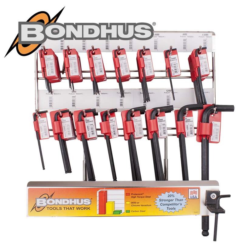 BONDHUS HEX BALL L-WRENCH COMP.MODULE 1.27-14MM PROGUARD SINGLES BONDHUS HEX BALL L-WRENCH COMP.MODULE 1.27-14MM PROGUARD SINGLES