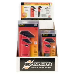 BALL END L-WRENCH PDQ BOX DISP. 5 X BH10995 & 5 X BH10999