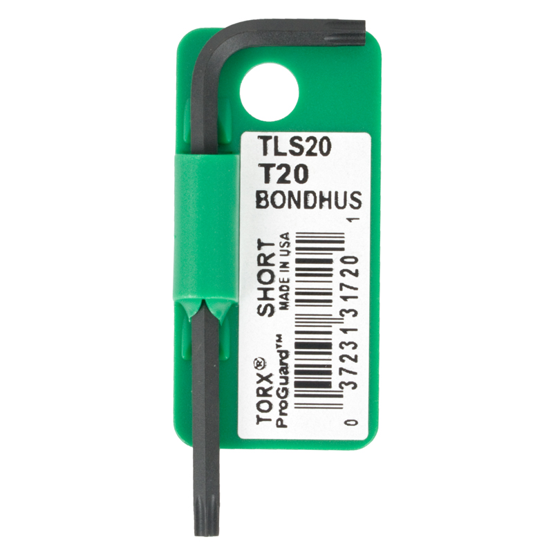 TORX L-WRENCH T20 PROGUARD SINGLE BONDHUS TORX L-WRENCH T20 PROGUARD SINGLE BONDHUS