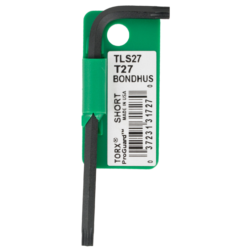 TORX L-WRENCH T27 PROGUARD SINGLE BONDHUS TORX L-WRENCH T27 PROGUARD SINGLE BONDHUS