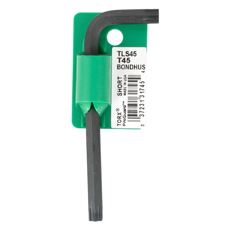 TORX L-WRENCH T45 PROGUARD SINGLE BONDHUS TORX L-WRENCH T45 PROGUARD SINGLE BONDHUS