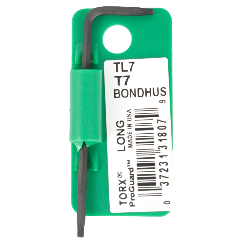 TORX L-WRENCH T7 PROGUARD SINGLE BONDHUS TORX L-WRENCH T7 PROGUARD SINGLE BONDHUS