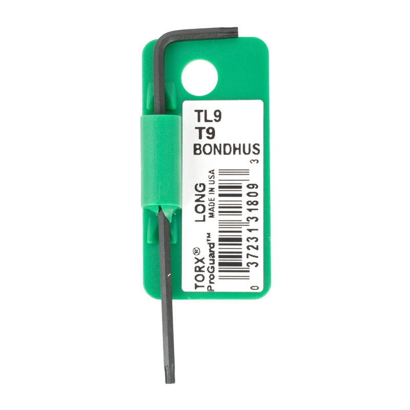 TORX L-WRENCH T9 PROGUARD SINGLE BONDHUS TORX L-WRENCH T9 PROGUARD SINGLE BONDHUS