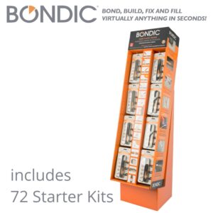 BONDIC LIQUID UV LASER WELDER FLOOR DISP. INCL. 72 STARTER KITS