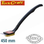 BRAAI BBQ BRASS WIRE BRUSH 450MM HANDLE 18' TCW