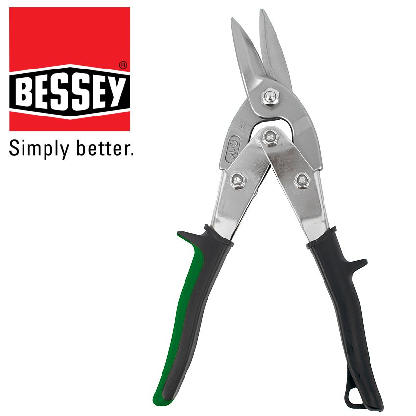 BESSEY AVIATION TIN SNIP RIGHT & STRAIGHT CUT micro serration EDGES BESSEY AVIATION TIN SNIP RIGHT & STRAIGHT CUT micro serration EDGES