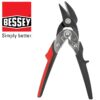 BESSEY TIN SNIPS STRAIGHT & SHAPE CUT 260MM