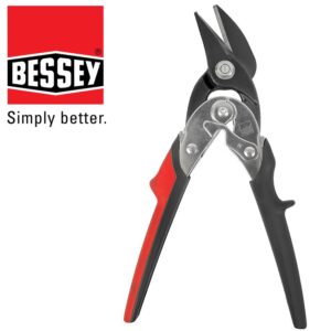 BESSEY TIN SNIPS STRAIGHT & SHAPE CUT 260MM