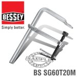 BESSEY HIGH PERFORMANCE CLAMP LARGE THROAT DEPTH 600X200MM