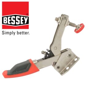 VERTICAL TOGGLE CLAMP WITH OPEN ARM AND HORIZONTAL BASE PLATE STC-VH /