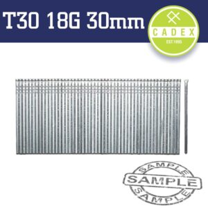 CADEX T30 BRAD NAIL 18G 30MM GALV 5000PCE