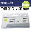 CADEX T40 BRAD NAIL 21G 40MM GALV 2000PCE