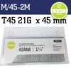 CADEX T45 BRAD NAIL 21G 45MM GALV 2000PCE