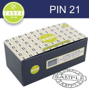 CADEX HEADLESS PIN 21G 50MM GALV 10000PCE