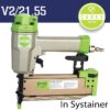 CADEX AIR NAILER 21G 15-55MM PIN & T-BRAD NAIL C/W SYSTAINER