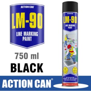 LINE MARKING PAINT LM-90 BLACK 750ML