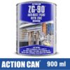 ANTI RUST PAINT ZG-90 SILVER 900ML COLD ZINC GALVANISING RAPID DRY