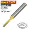 ROUTER BIT STRAIGHT 1/8' (3.2MM)