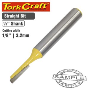 ROUTER BIT STRAIGHT 1/8' (3.2MM)