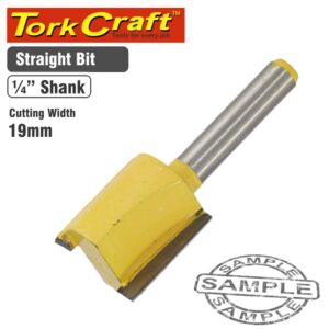 ROUTER BIT STRAIGHT 19MM