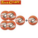 5 + 1 FREE CUTTING DISC STEEL 115 x 1.0 x 22.2MM