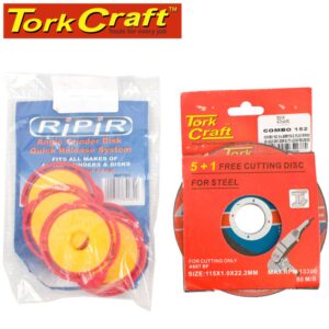 COMBO 103 (6x ABR115S-2) PLUS RIP001 (ANGLE GRINDER ANTI LOCK RELEASE)