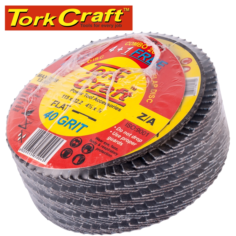 FLAP DISC ZIRCONIUM 115MM 40 GRIT FLAT 4+1 FREE FLAP DISC ZIRCONIUM 115MM 40 GRIT FLAT 4+1 FREE