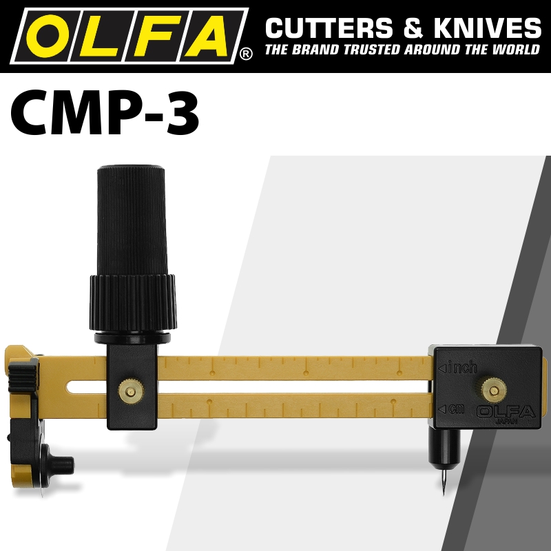 OLFA COMPASS CUTTER WITH 18MM ROTARY BLADE OLFA COMPASS CUTTER WITH 18MM ROTARY BLADE