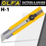OLFA CUTTER MODEL H-1 EXTRA HEAVY DUTY SNAP OFF KNIFE CUTTER