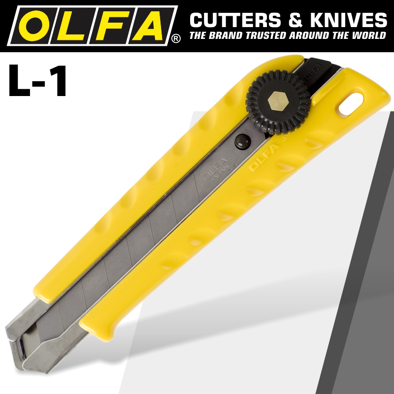 OLFA CUTTER MODEL L-1 HEAVY DUTY SNAP OFF KNIFE OLFA CUTTER MODEL L-1 HEAVY DUTY SNAP OFF KNIFE