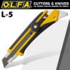 OLFA CUTTER HEAVY DUTY WITH REAR PICK & COMFORT HANDLE SNAP OFF KNIFE