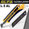 OLFA CUTTER 18MM WITH AUTO LOCK HEAVY DUTY + 1 FREE SPEED BLADE