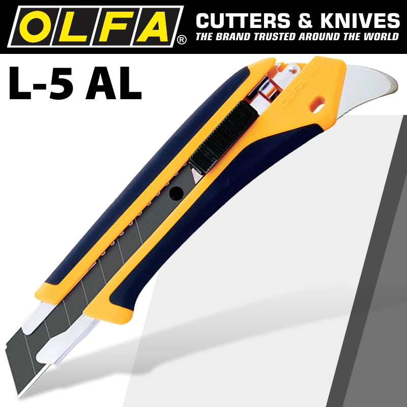 OLFA CUTTER 18MM WITH AUTO LOCK HEAVY DUTY SNAP OFF KNIFE CUTTER OLFA CUTTER 18MM WITH AUTO LOCK HEAVY DUTY SNAP OFF KNIFE CUTTER