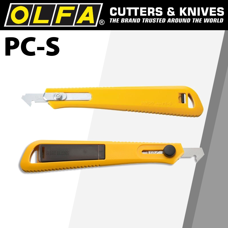 OLFA PLASTIC & LAMINATE CUTTER 2 BLADES IN HANDLE OLFA PLASTIC & LAMINATE CUTTER 2 BLADES IN HANDLE