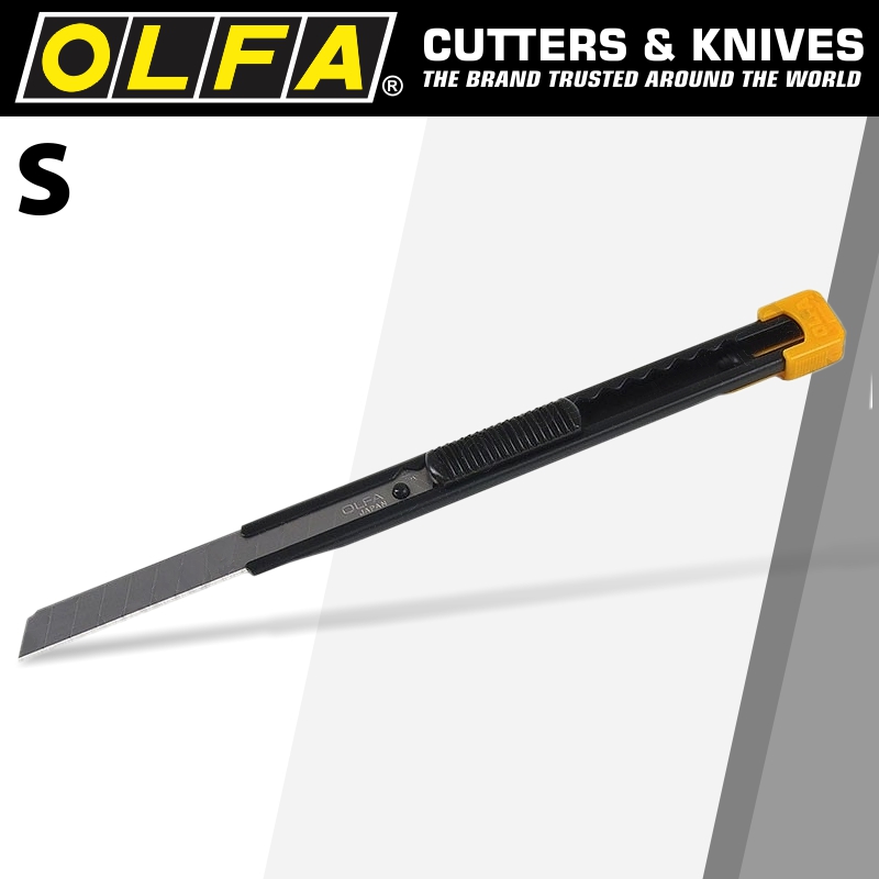 OLFA MODEL 'S' COMPACT CUTTER SNAP OFF KNIFE ALL STEEL BODY OLFA MODEL 'S' COMPACT CUTTER SNAP OFF KNIFE ALL STEEL BODY