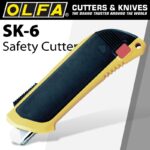 OLFA SAFETY KNIFE AUTO RETRACT + 3 EXTRA BLADES