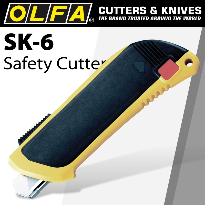 OLFA SAFETY KNIFE AUTO RETRACT + 3 EXTRA BLADES OLFA SAFETY KNIFE AUTO RETRACT + 3 EXTRA BLADES