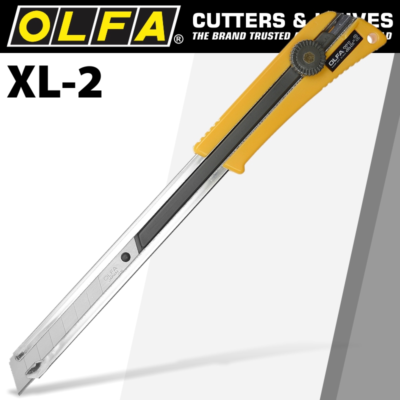 OLFA KNIFE EXTRA LONG BODY SNAP OFF CUTTER 18MM OLFA KNIFE EXTRA LONG BODY SNAP OFF CUTTER 18MM