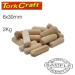 DOWELS 6 X 30MM 2KG BAG