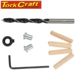 DOWELING ACCESSORY KIT 6MM - 34 PIECE (BIRCH WOOD)