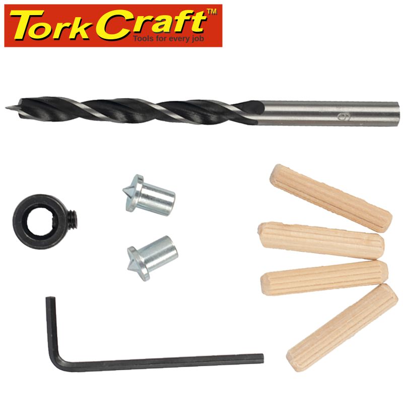 DOWELING ACCESSORY KIT 6MM - 34 PIECE (BIRCH WOOD) DOWELING ACCESSORY KIT 6MM - 34 PIECE (BIRCH WOOD)
