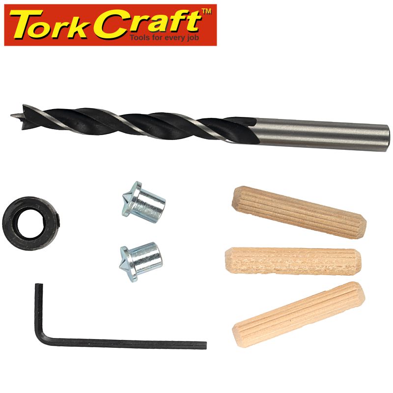 DOWELING ACCESSORY KIT 8MM - 27 PIECE (BIRCH WOOD) DOWELING ACCESSORY KIT 8MM - 27 PIECE (BIRCH WOOD)