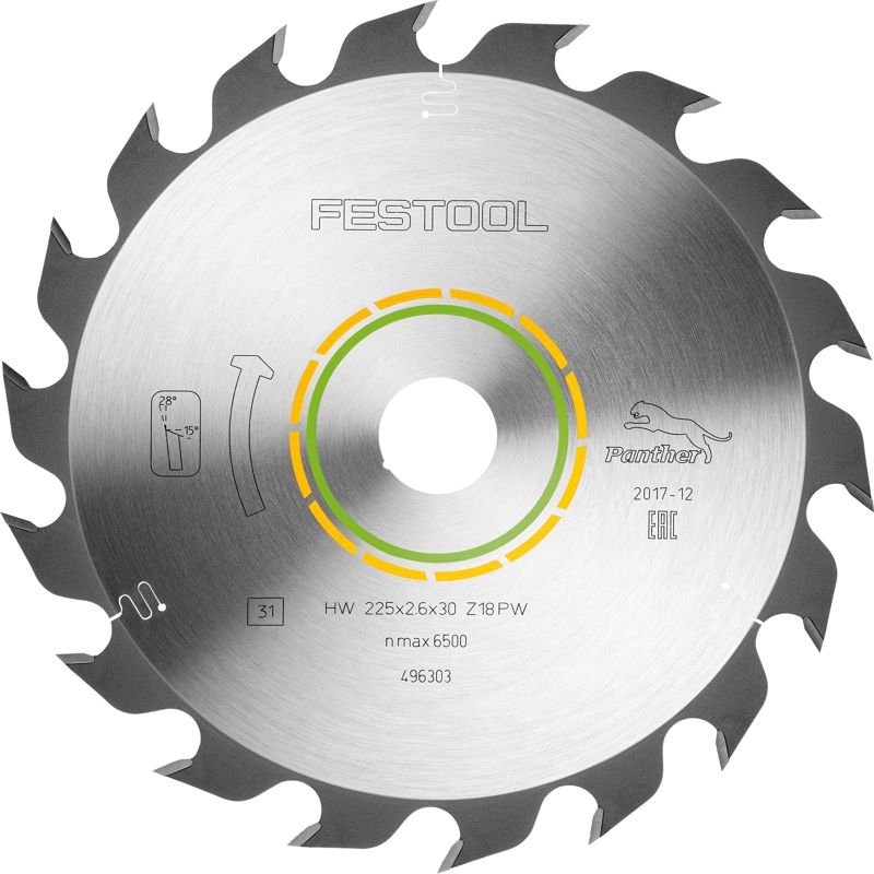FESTOOL PANTHER SAW BLADE 225X2 FESTOOL PANTHER SAW BLADE 225X2